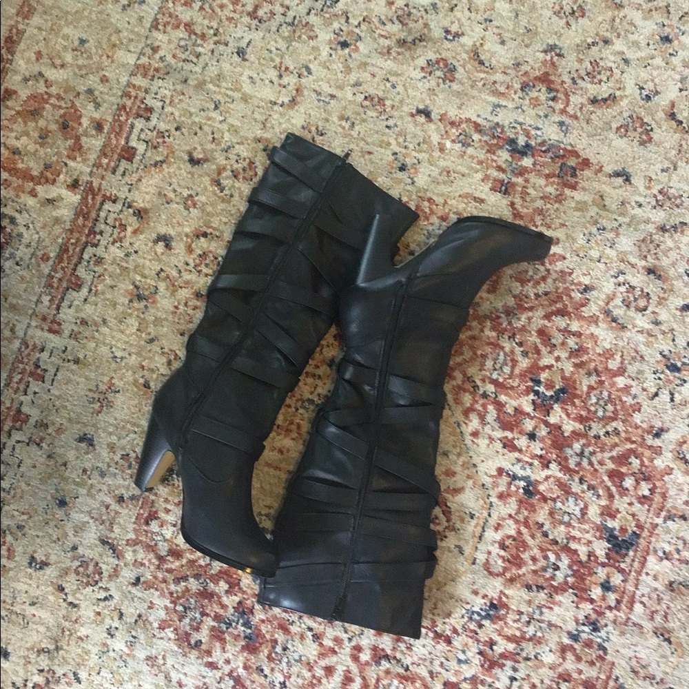 Black boots